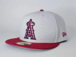 Gorra ajustada New Era para hombre Los Angeles Angels 4 de julio 59FIFTY talla 8 - Imagen 1 de 5