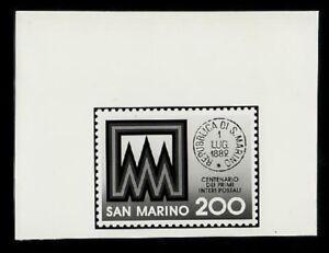 Photo Essay, San Marino Sc1017 Postal Stationery Centenary.