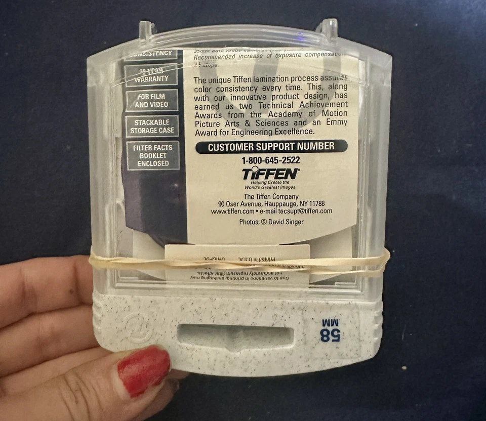 Tiffen Circular Polarizer 58mm Filter - Image 1 of 3