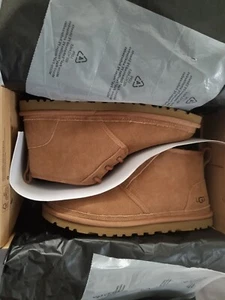 Stivali UGG Australia Neumel scamosciati da uomo, taglia 9 - castagno - Foto 1 di 8