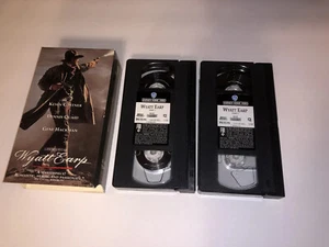 Wyatt Earp VHS 1994 2 Tape Set Vhs Video Cassette Tape Gene Hackman - Picture 1 of 3