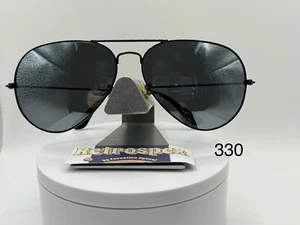 Vintage Refurbished Eyeglasses Big Aviator Ray Ban 3026 Polarized Mirror Lenses - Picture 1 of 8