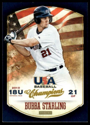 2013 Panini USA Baseball Champions #100 Bubba Starling - Image 1 of 2