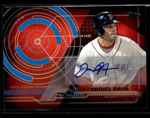 2014 Topps Trajectory Autographs #TADN Daniel Nava S2