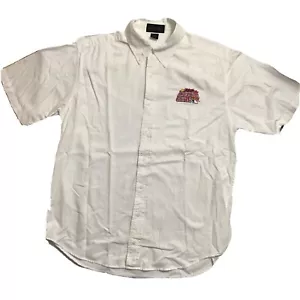 Vintage Atlanta All Star Game 2000 Mens Sz M Antigua Short Sleeve Button Up Shir - Picture 1 of 4