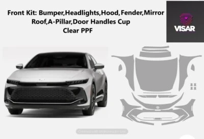 For Toyota Crown 2023 Front Paint Protection Film PreCut Kit PPF - Imagem 1 de 4