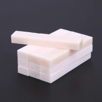 10x BLANK NUT 2-1/8"x1/4"x3/8" (55x6x10mm) Guitar Ukulele Luthier bridge - Image 1 of 4