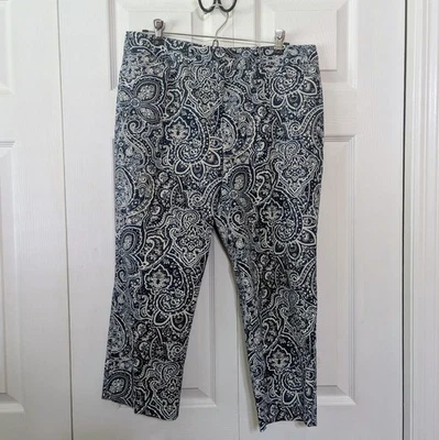 Pantalones Charter Club Shop para mujer talla 12 Petite azul cachemira 98 % algodón 2 % spandex Foto 1 de 4