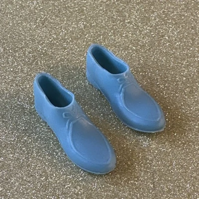 Interesantes zapatos de vestir vintage de muñeca Ken Clone azul claro Foto 1 de 4