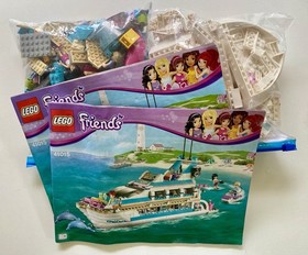 Lego Friends 41015 &ldquo;Dolphin Cruiser&rdquo; With Both Manuals No Box