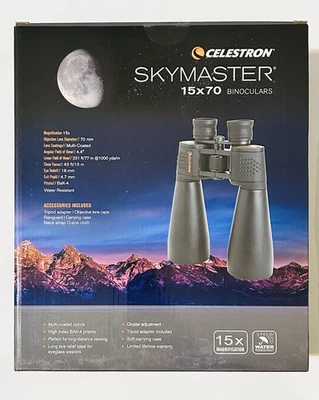 Celestron SkyMaster 15x70mm Binocular - Black - Image 1 of 4