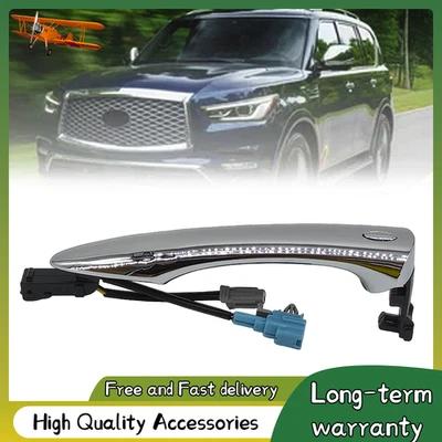 For 2017-24 Infiniti QX80 5.6L V8 - Gas New Front Left Exterior Door Handle Foto 1 de 4