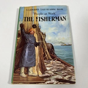 LADYBIRD BOOK THE FISHERMAN WITH COVER 1ST EDITION VGC NOT CLIPPED SERIES 606B - Foto 1 di 7