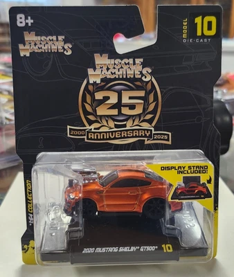 Muscle Machines 25th Anniversary 2020 Mustang Shelby GT500 Model 10 CHASE - Image 1 of 4