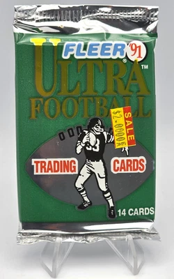 1991 Fleer Ultra Football - 1 Factory Sealed Pack - Image 1 of 2