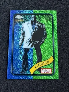 2025 Topps Chrome Marvel Kingpin #164 Blue & Green Shimmer Refractor /399 - Bild 1 von 7