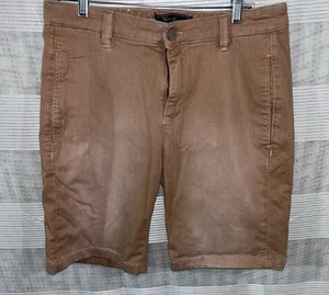 34 Heritage Mens Charisma Classic Chino Golf Shorts Outdoor Brown Sz 32 - Picture 1 of 4