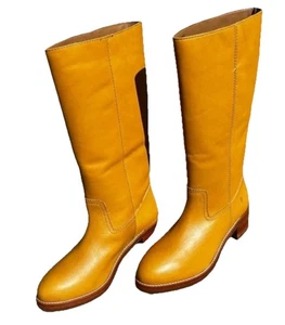 Frye Camryn hohe Schlupfstiefel Banane Größe 9,5 Damen FR42040 - Bild 1 von 6