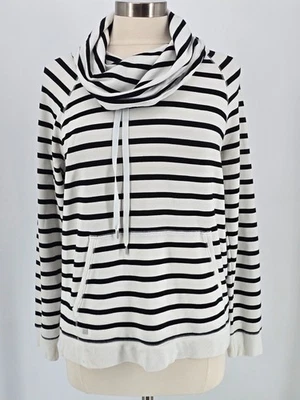 Lauren Ralph Lauren Pullover w Cowl Neck Pocket Top Resort Beach Night Walk - Image 1 of 4