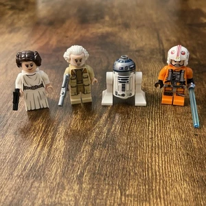 Lego Minifiguren Star Wars Figuren Luke Leia R2 D2 Dodonna 75301 Disney X Wing - Bild 1 von 4