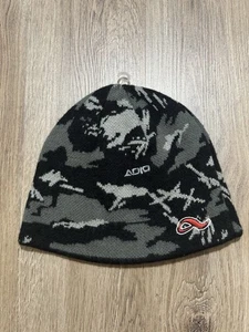 Y2K ADIO Skateboarding Reversible Gray Beanie Hat - Picture 1 of 8