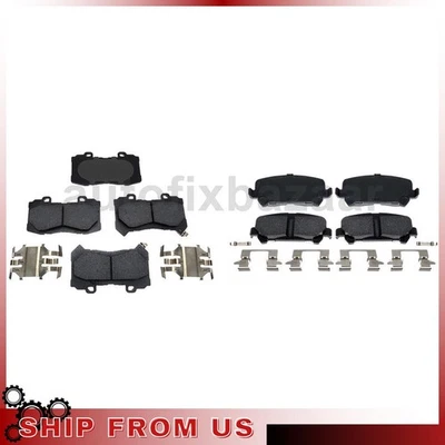 Juego de 2 pastillas de freno de disco delanteras traseras para Chevrolet Colorado 2,5 L 3,6 L 2,8 L_ Foto 1 de 4