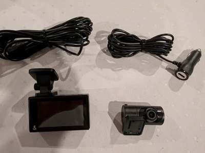 Cobra SC 200D Dual-View Smart Dash Cam with Rear-View Camera - Image 1 of 4