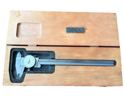 Starret USA 9” Dial Caliper 120A-9 Machinist Tool Maker .001” Hardened Stainless - Image 1 of 4