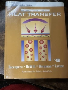 Introduction to Heat Transfer 5th Edition Incropera DeWitt Bergman Lavine - Picture 1 of 6