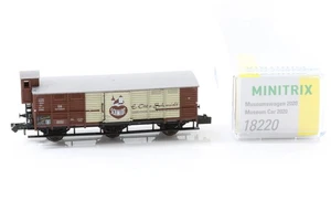 N MINITRIX 18220 DB Museum 2020 ged. Güterwagen Schmidt Bremserhaus OVP N91 - Picture 1 of 4