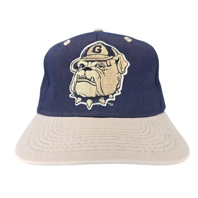 Gorra ajustada vintage Georgetown Hoyas talla 7 1/4 azul gris gorra #1 ropa  Foto 1 de 4