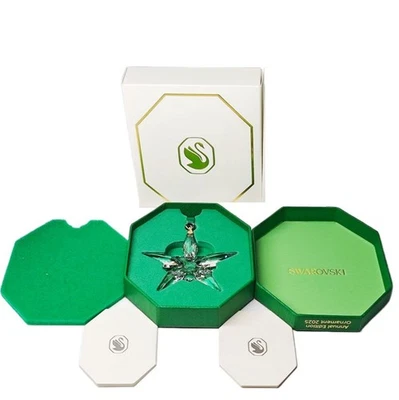 JESSIESE New Swarovski Crystal Annual Edition Ornament 2025, White, Pentagram, 5691172