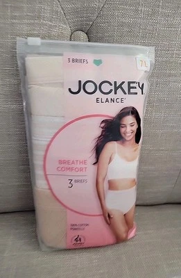 Women Jockey 3-Pack Briefs Breathe Comfort Classic Underwear 7L - Image 1 of 4