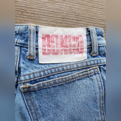 Vintage 80s/90s BONGO High Waisted Jeans Light Wash Denim - Image 1 of 4