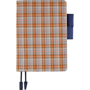 Hobonichi Techo Original (A6) Size Notebook Cover Shirt Fabric/Brownie Check - Picture 1 of 6