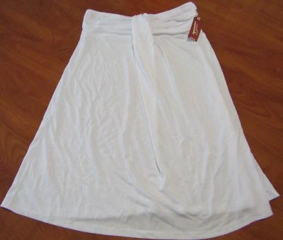 NEW ARIZONA JEAN CO. WHITE SWIMSUIT STRAPLESS COVER UP DRESS SZ SMALL - Image 1 of 2