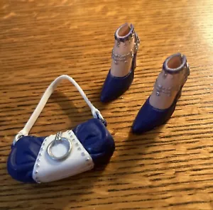 My Scene Goes Hollywood  Barbie Doll Heels Shoes and Purse Purple - Picture 1 of 7