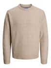 Jack And Jones Pull Homme Ollie Tricot Pull Col Rond Pull Manches Longues
