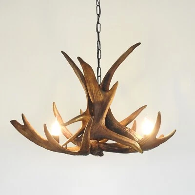 Real Moose Antler Chandelier for Rustic Cabin - Image 1 of 4