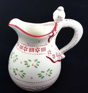 Temptations by Tara Engel Weihnachtskrug 2 Quart Keramik Stechpalme Beeren - Bild 1 von 7