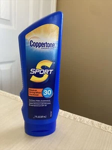 Loción protector solar Coppertone SPORT SPF 30, protector solar deportivo, resistente al agua, - Imagen 1 de 8