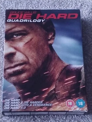 Die Hard Quadrilogy DVD (2008) Jeremy Irons, Wiseman (DIR) cert 18 4 discs - Image 1 of 2