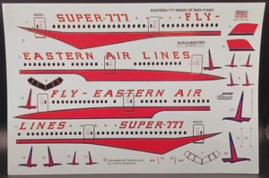 Minicraft Model Kits | No. 15002 | 1:144 Eastern Airlines 777  Decals - Picture 1 of 1