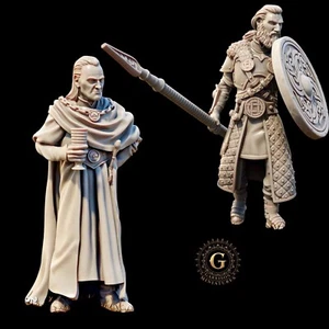 Denethor & Faramir inspirierte Figuren, LOTR, MESBG, Gondor etc Wargames 28mm 1/56 - Bild 1 von 5