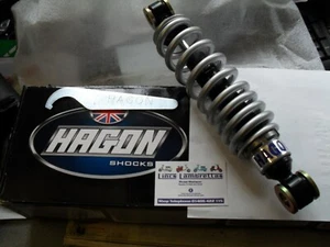 Lambretta series 3 hagon rear shock absorber,racing,rebuild. silver only - Picture 1 of 4