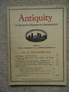 ANTIKE Zeitschrift - September 1945 - Dura-Europus, antike Flussbetten & tote Städte - Bild 1 von 2