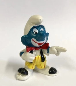 VINTAGE 1978 CLOWN SMURF Pitufo Schtroumpf Schlümpf by SCHLEICH PEYO Circus / - Picture 1 of 8