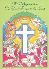 Thank You Pastor Priest Clergy For Your Service To The Lord Greeting Card 
