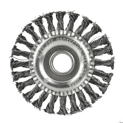 2~4er 5" Drahtbürste Für Flex Winkelschleifer 125 x 22 mm Gezopft Scheibenbürste - Bild 1 von 4