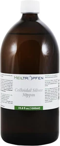 Argento Colloidale 30 Ppm 33,8 Fl Oz - 1000 Ml | Gocce Medicinali - Foto 1 di 12